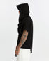 Junus Coban Zip-Front Side-Pocket Cardigan Black