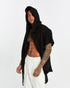 Junus Coban Zip-Front Side-Pocket Cardigan Black