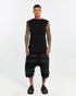 Men's Short Sleeve T-shirt in Stone Black full look view styled with matching bottoms